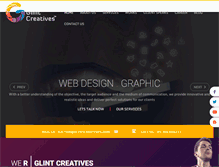 Tablet Screenshot of glintcreatives.com